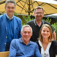 Sozialdemokraten für Damm und Strietwald im Stadtrat:von links Klaus Herzog,Karl-Heinz Stegmann,Uwe Flaton,Anna-Christina Kaiser